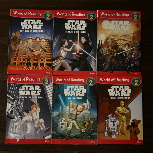 Disney Star Wars World of Reading Books Set - Picture 1 of 7